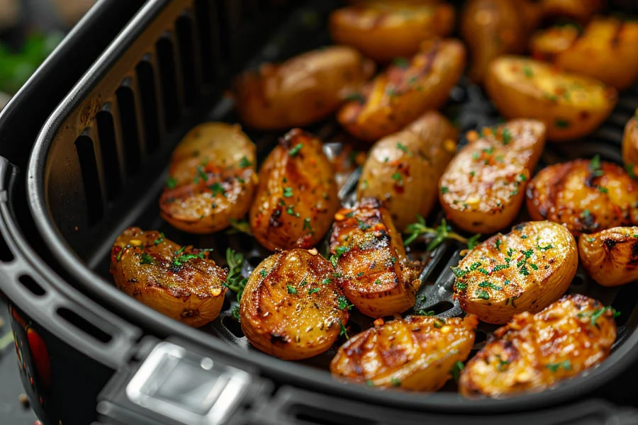 stainless steel inside air fryer