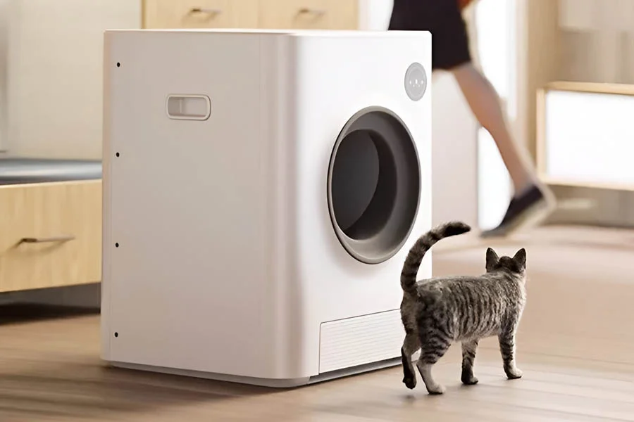 cat self cleaning litter box