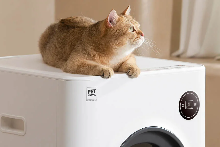 self cleaning cat litter box